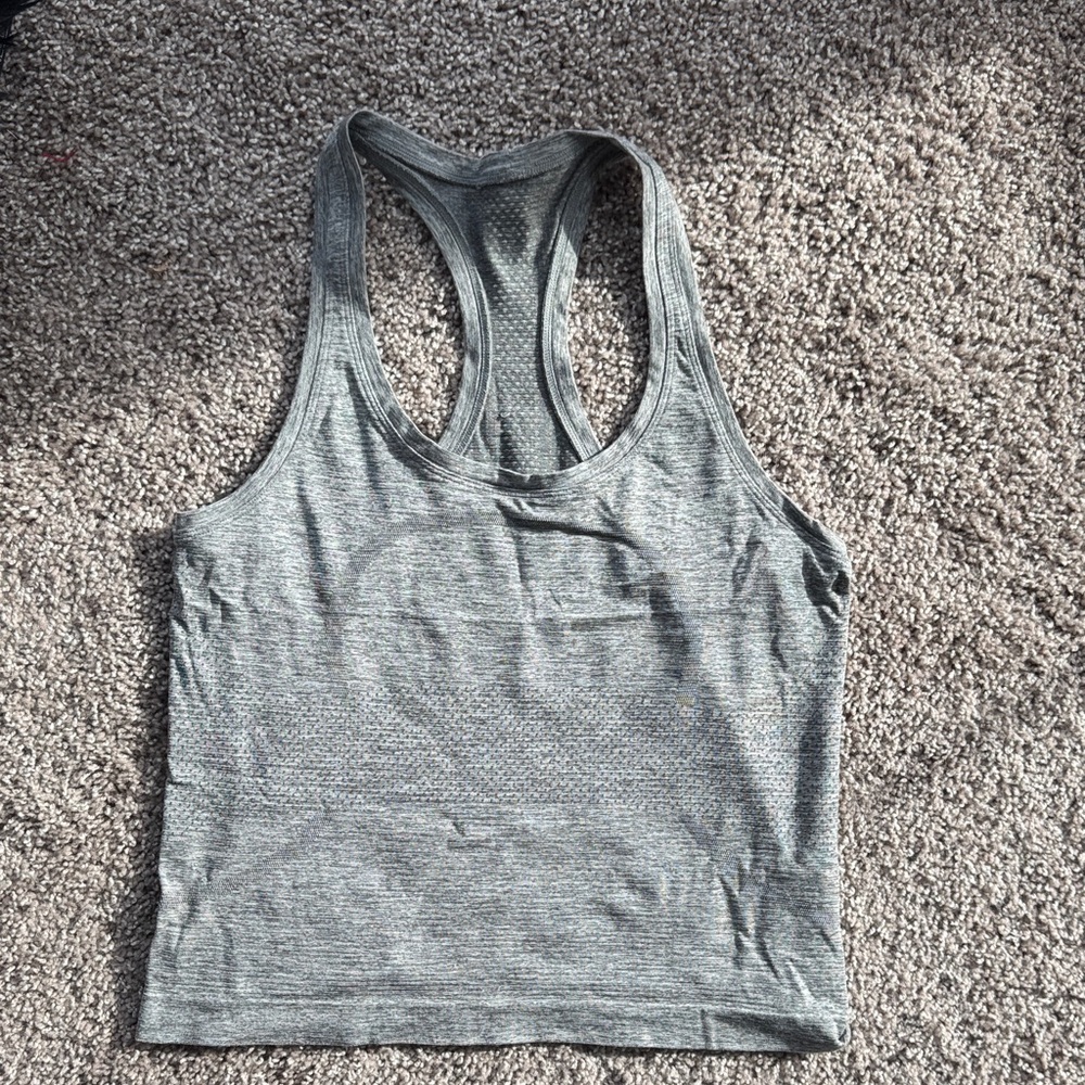 Lululemon Swiftly Tech Gray Racerback Tank Top